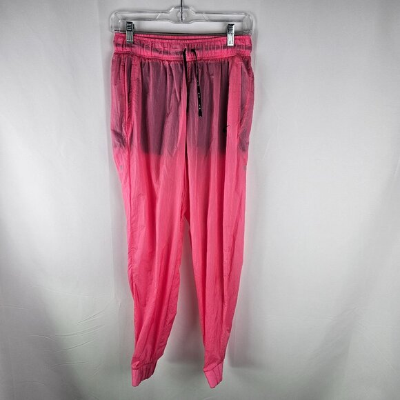 Nike Air Windbreaker Anorak Jacket & Joggers Set Sz Medium Pink FLAWS - Picture 8 of 14